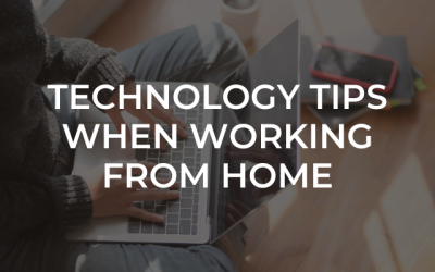 Technology tips for working from home